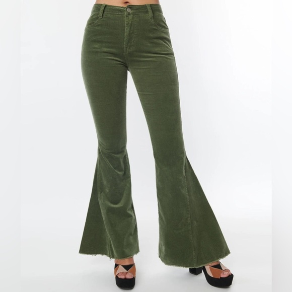 Saints & Hearts Denim - NWOT Saints and Hearts Olive Flare Leg Jeans